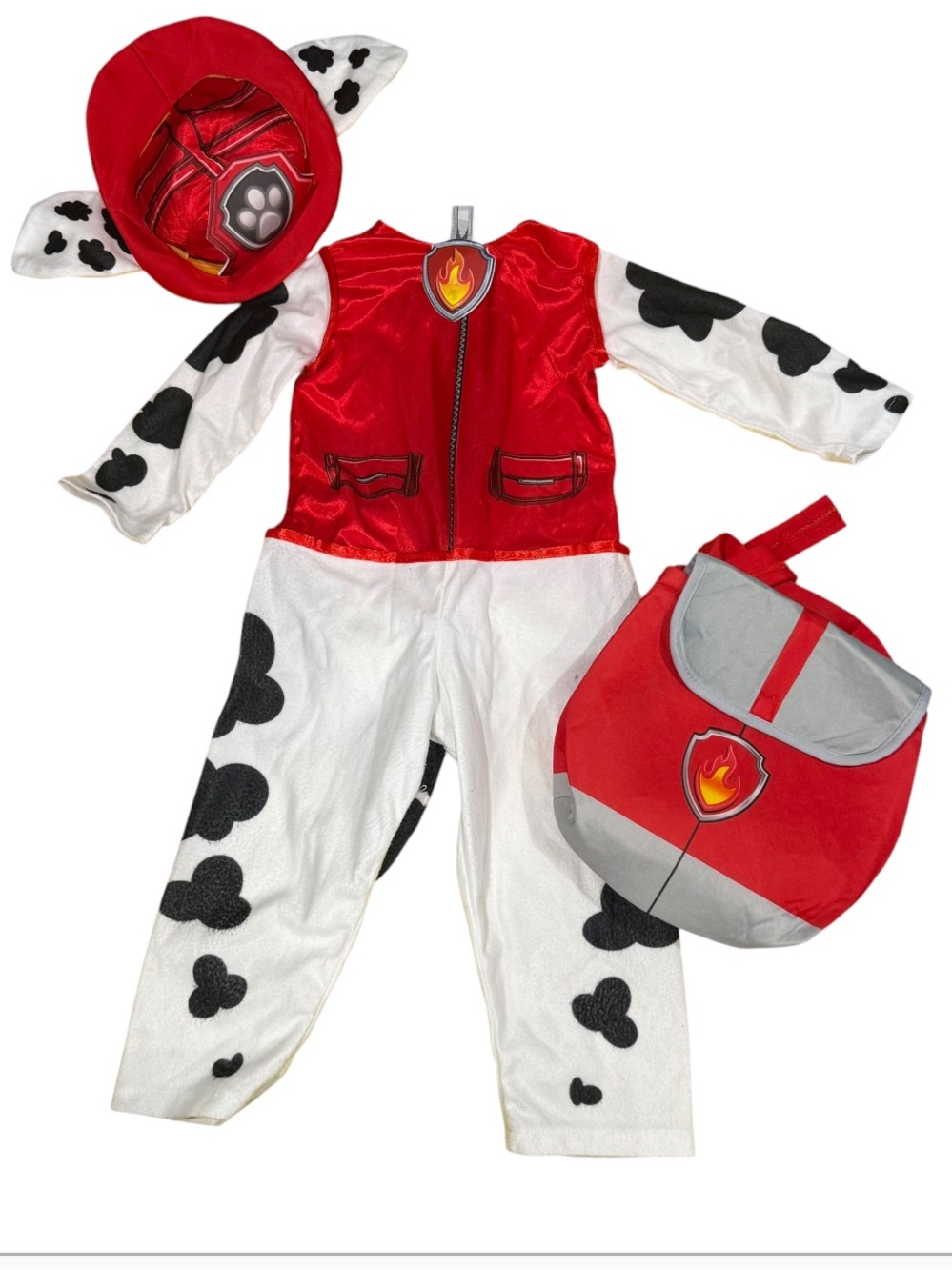 Paw Patrol Marshall Deluxe Toddler Costume Size 3T - 4T Halloween Dress Up
